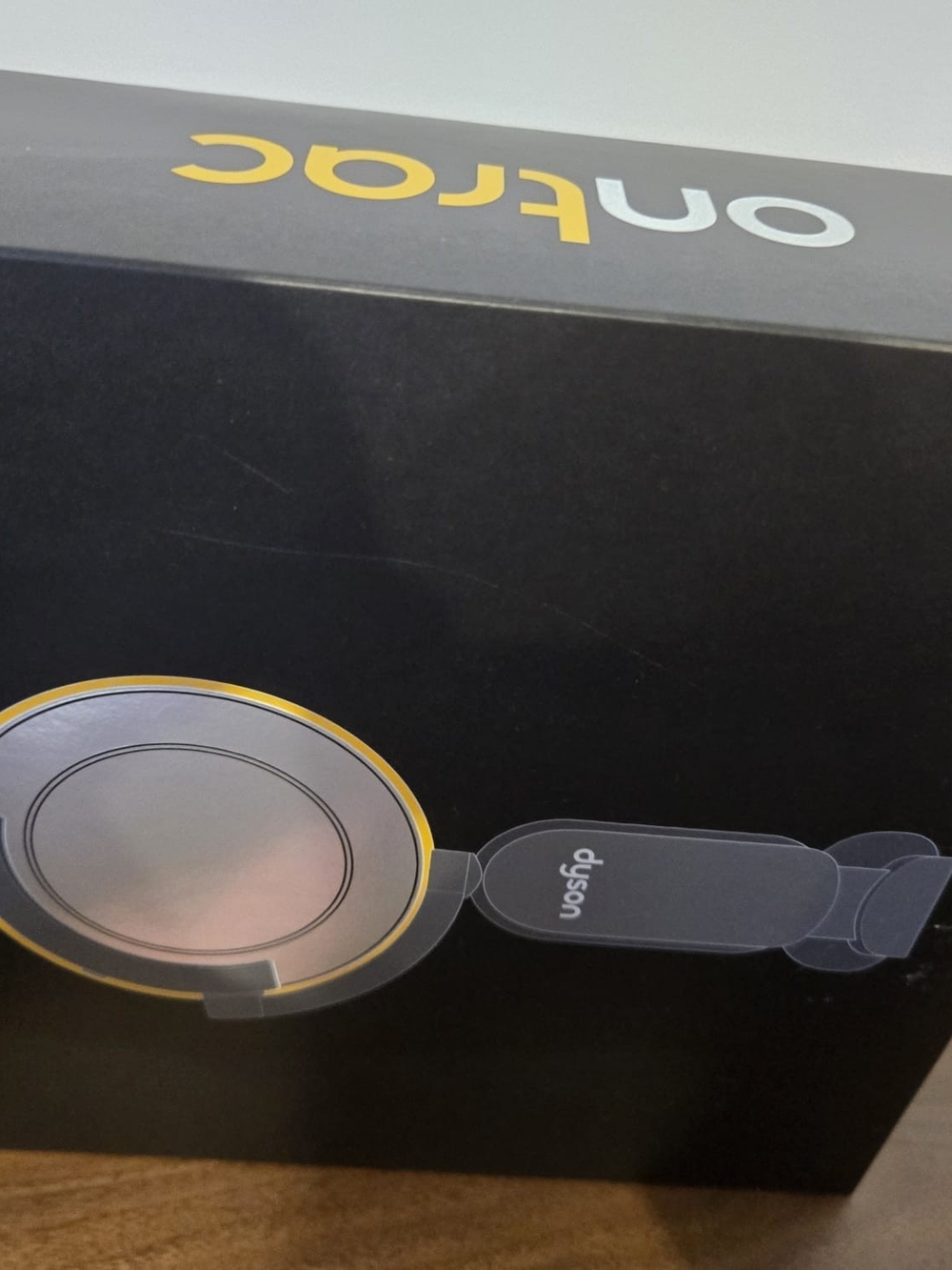 Dyson Over-Ear Headphones in Gray with Gold Accents